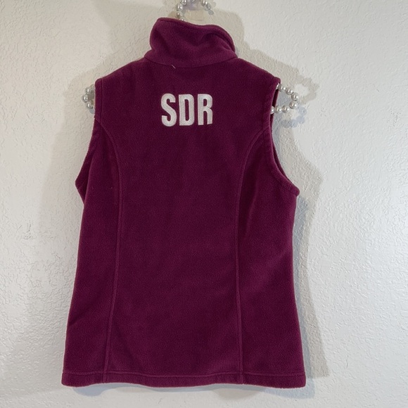 Columbia Purple Fleece Vest Size Small - Picture 4 of 8